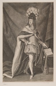 Koning Christian V door Hubert Schaten