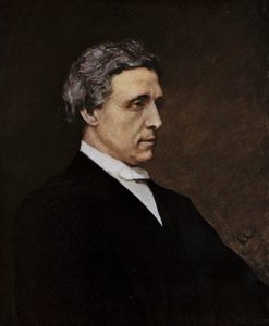 C L Dodgson door Hubert von (after) Herkomer