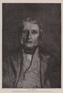 John Ruskin door Hubert von Herkomer