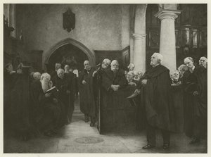De Charterhouse-kapel door Hubert von Herkomer