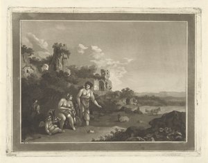 Landschap met nimfen