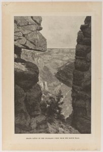 Grand Canyon van de Colorado, uitzicht vanaf het Hance-pad