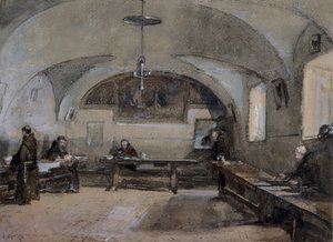 Interieur van het Kapucijnenklooster in Albano