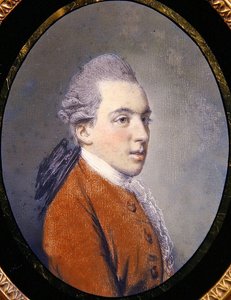 Portret van dominee Geoffrey Hornby door Hugh Douglas Hamilton