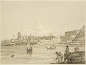 Deel van de drijvende haven tussen Ropewalk en Canon