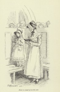 Illustratie voor Amos Barton door Hugh Thomson