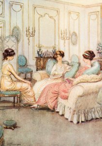 Illustratie voor J M Barries The Admirable Crichton door Hugh Thomson
