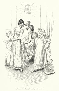 Illustratie voor Northanger Abbey door Jane Austen
