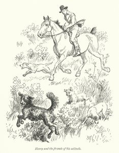 Illustratie voor Northanger Abbey door Jane Austen door Hugh Thomson