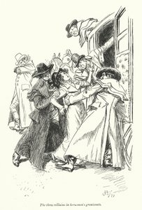 Illustratie voor Northanger Abbey door Jane Austen door Hugh Thomson