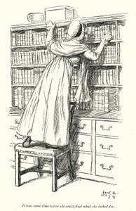 Illustratie voor Northanger Abbey door Jane Austen door Hugh Thomson