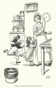 Illustratie voor Northanger Abbey door Jane Austen
