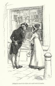Illustratie voor Persuasion door Jane Austen door Hugh Thomson