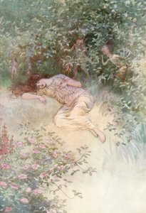 Illustratie voor Shakespeares Zoals het u bevalt door Hugh Thomson