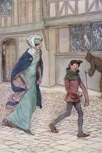 Illustratie voor The Merry Wives of Windsor
