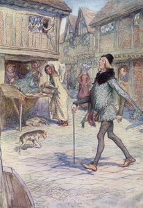 Illustratie voor The Merry Wives of Windsor door Hugh Thomson