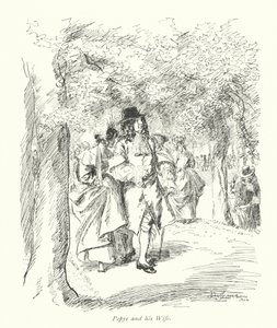 Londen: Pepys en zijn vrouw door Hugh Thomson
