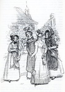 Mevrouw Cole, mevrouw Perry en mevrouw Elton (illustratie) door Hugh Thomson