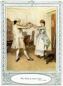 She Stoops to Conquer door Hugh Thomson