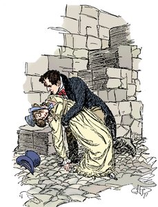 Scène uit Jane Austens Persuasion, 1897