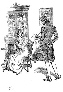 Scène uit Jane Austens Persuasion, 1897