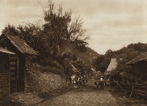 Mexico: De omgeving van Uruapam (z/w foto) door Hugo Brehme