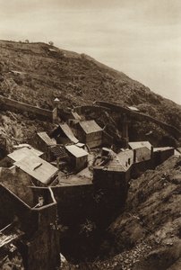 Mexico: Pachuca, Voormalige Spaanse mijn (z/w foto) door Hugo Brehme
