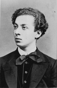 Portret van de pianist en componist Rafael Joseffy