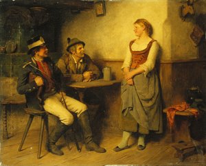 Een gesprek in de taverne, 1891