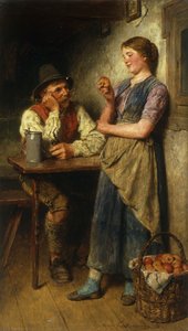 De appel van zijn oog, 1910 door Hugo Kauffmann