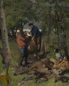 Na de jacht door Hugo Kotschenreiter