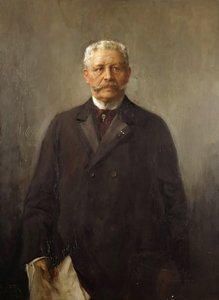 Portret van Paul von Hindenburg door Hugo Vogel
