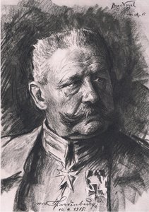 De nieuwe maarschalk Vorwarts, illustratie uit Hindenburg uitgegeven door Daterlandischer Derlag C U Weller Berlijn, 1922