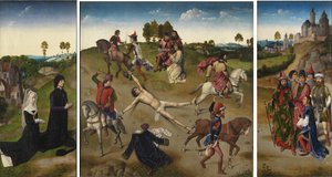 Martelaarschap van Sint Hippolytus Drieluik, na 1468