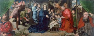 De aanbidding van de herders door Hugo van der Goes (1440-1482)