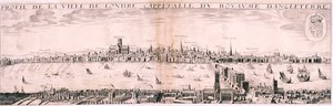 Uitzicht op Londen vanuit het zuiden, 1643