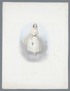 Vrouw in bruidsjurk