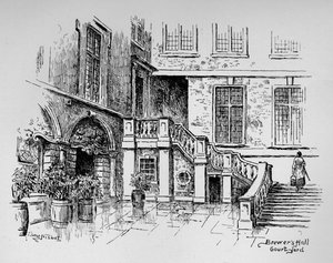 Brouwershal Binnenplaats, 1890