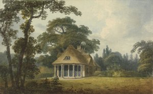 Een zomerhuis met ramen van volledige lengte door Humphry Repton