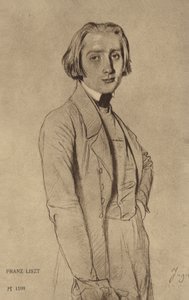 Portret van Franz Liszt door Hungarian School