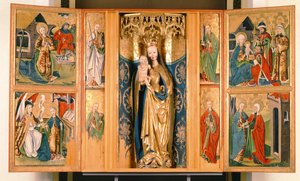 Het altaarstuk van de Maagd Maria uit Szepeshely, c.1480