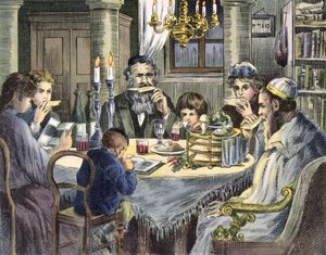 De Pesachmaaltijd door Hungarian School