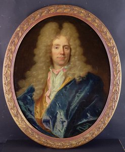 Portret van Michel Begon de Jongere door Hyacinthe Francois Rigaud