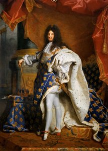 Lodewijk XIV, koning van Frankrijk 1638-1715, 1701 door Hyacinthe François Honoré Rigaud