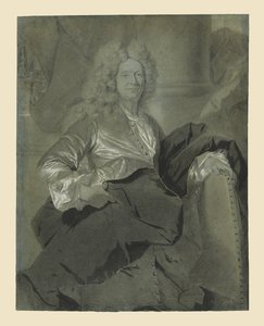 Portret van een man door Hyacinthe Rigaud