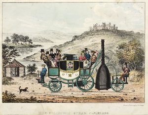 De Edinburgh Stoomkoets door I.D. after Jones