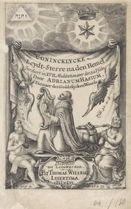 Koning David als psalmzanger door I. de Wolf