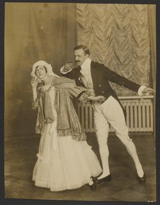 Aristocratisch Ballet (Graf Lalongue met barones E. Rosin). door Iakob Vladimirovich Shteinberg