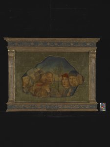 Groep van Zes Figuren in een Landschap