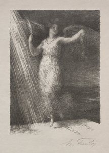 Glorie door Ignace Henri Jean Fantin Latour